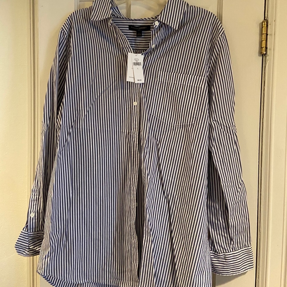 Banana republic button down blouse